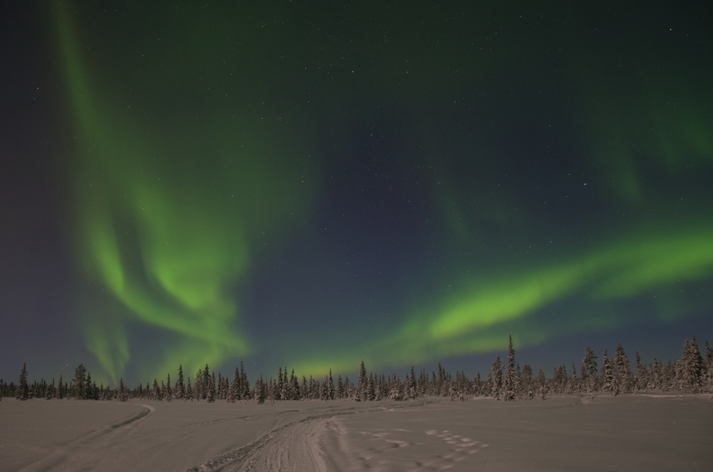 Nordlicht/Polarlicht über dem Lappland