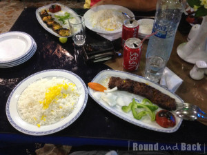 Iran, typische Kebab-Gericht